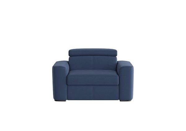 Infinity Fabric Chair Sofa Bed Blue