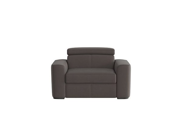 Infinity Fabric Chair Sofa Bed Dark Grey