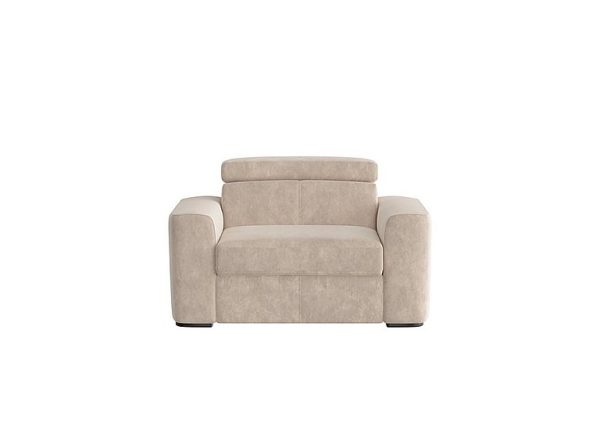 Infinity Fabric Chair Sofa Bed Cream