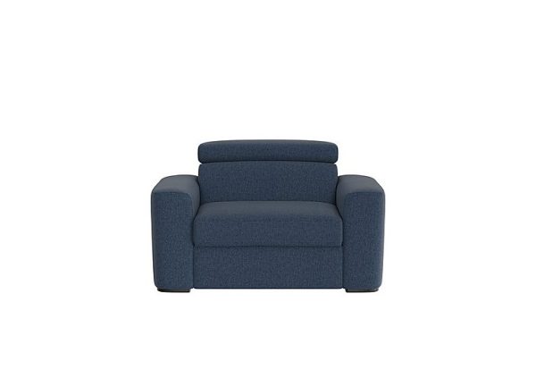 Infinity Fabric Chair Sofa Bed R38 Blue