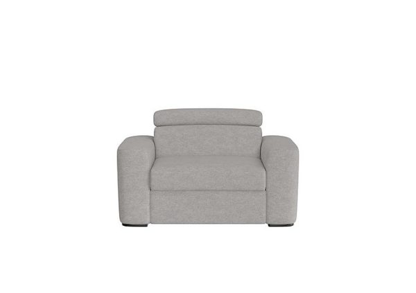 Infinity Fabric Chair Sofa Bed R23 Silver Grey