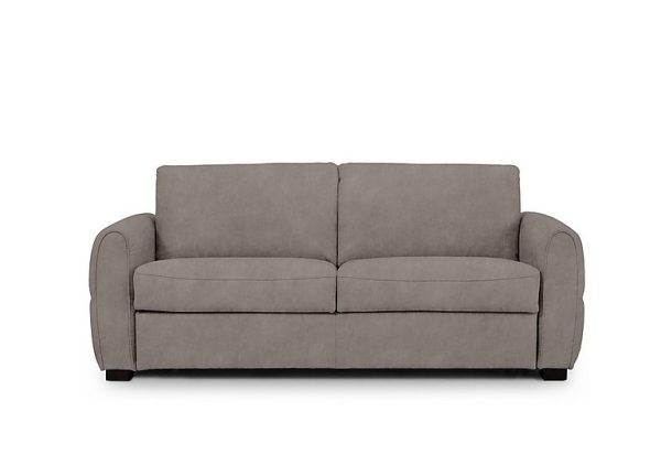 Jaxx Fabric Sofa Bed with Arch Arms Dexter Mocha