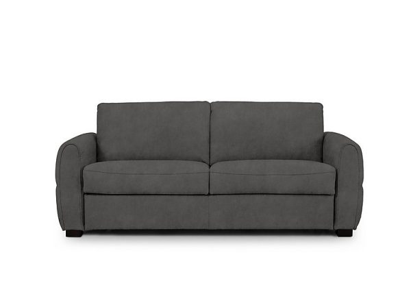 Jaxx Fabric Sofa Bed with Arch Arms Dexter Shadow