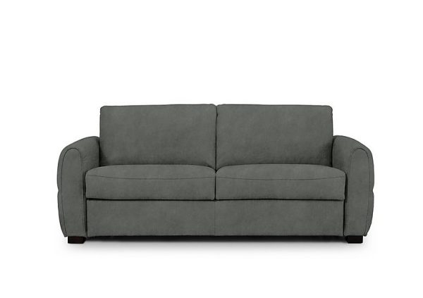 Jaxx Fabric Sofa Bed with Arch Arms Dexter Moss