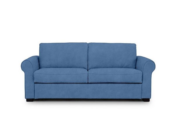 Jaxx Fabric Sofa Bed with Scroll Arms Dexter Wave