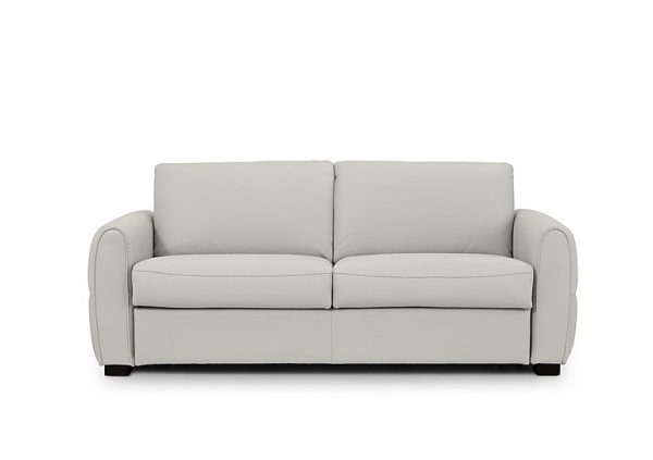 Jaxx Leather Sofa Bed with Arch Arms