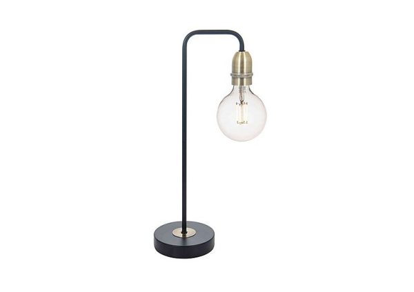 Kiefer Table Lamp Black Antique Brass