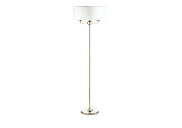 Laura Ashley   Sorrento 3 Light Floor Lamp   Antique Brass