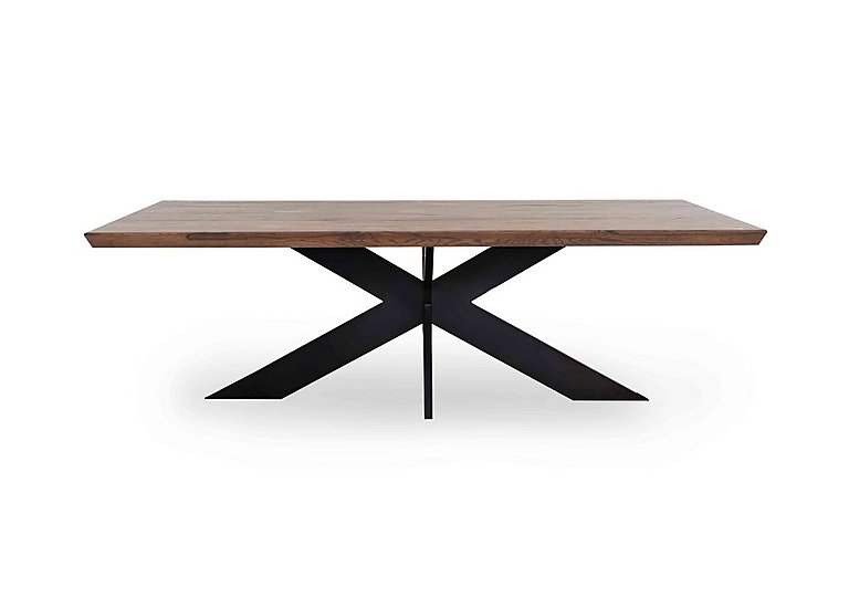 Bodahl Loki Swiss Edge Dining Table With Metal Star Base 260 cm Desert