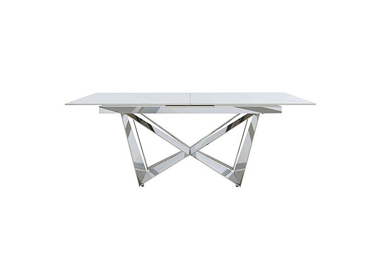 Marvel Chrome Extending Dining Table 160 cm