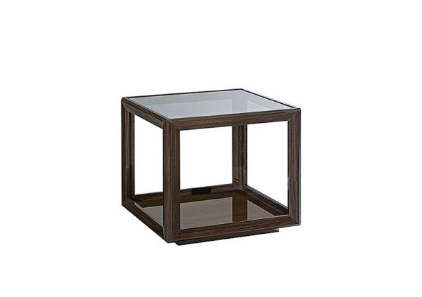 Palazzo Lamp Table Dark Walnut