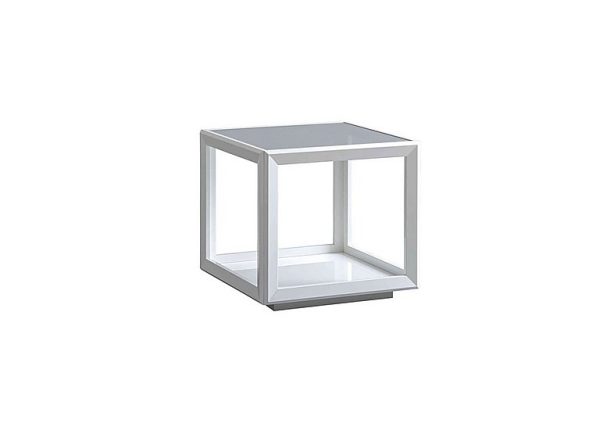 Palazzo Lamp Table Glossy White