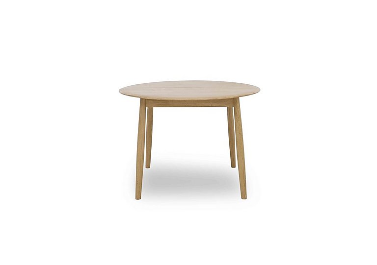 Stockholm Round Extending Dining Table Light Oak