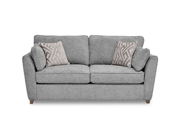 Tabitha 3 Seater Sofa Bed Silver