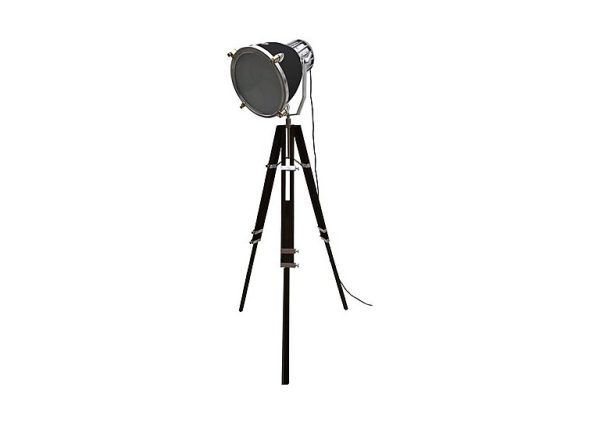 Warehouse Industrial Floor Lamp Black