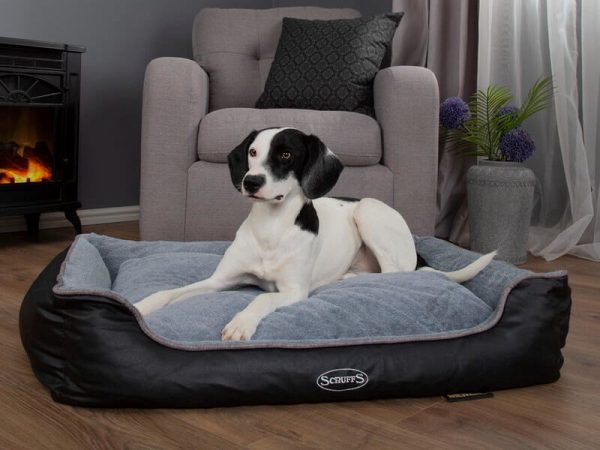 Scruffs Chateau Box Bed Dove Medium   60 x 50cm Dog Bed