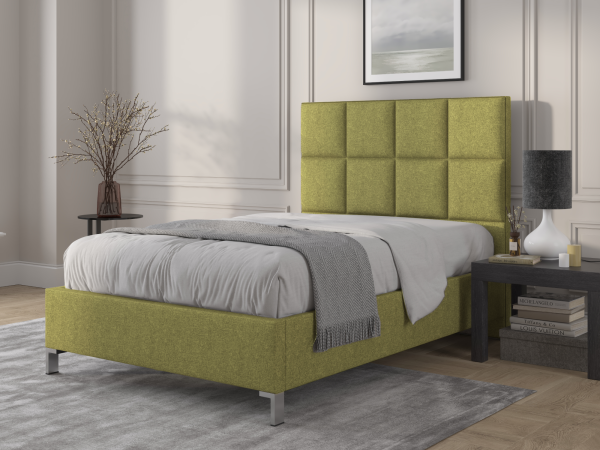 British Bed Company Harrison Super King Venice Apple Fabric Bed