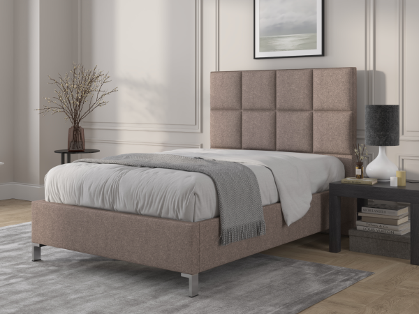 British Bed Company Harrison Super King Bronze Wool Fabric Bed