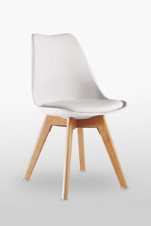 Lorenzo Tulip Padded Dining Chair Single