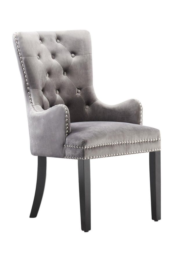 Single Windsor Knocker Back Dining Chairs Velvet Dining Room Chair