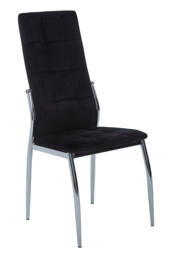 Interiors by Premier Tamzin Velvet High Back Dining Chair