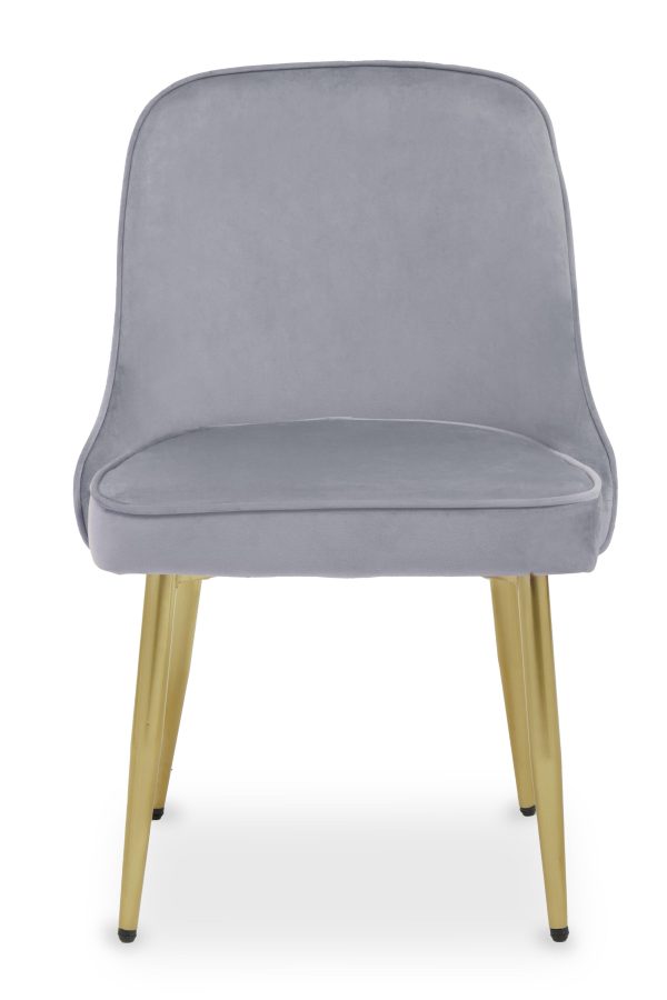 Velvet Dining Chair Mid Century Modern Gold Accented Velvet Dining Chairs Luxury Dining Chair