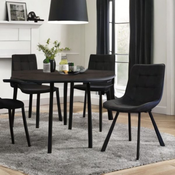 Anaisha Contemporary Design Dining Chairs in Grey Colour Set of 2