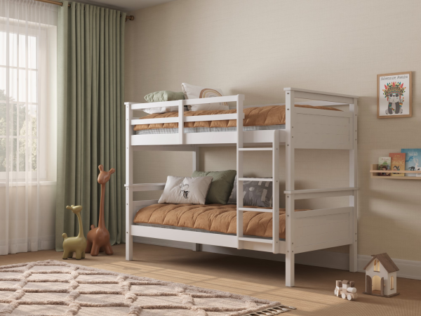 Snuggle Beds Modern Solid Wood Bunk Bed Single Bunk Bed