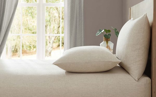 Lazy Linen Exra Deep Fitted Sheet Superking White