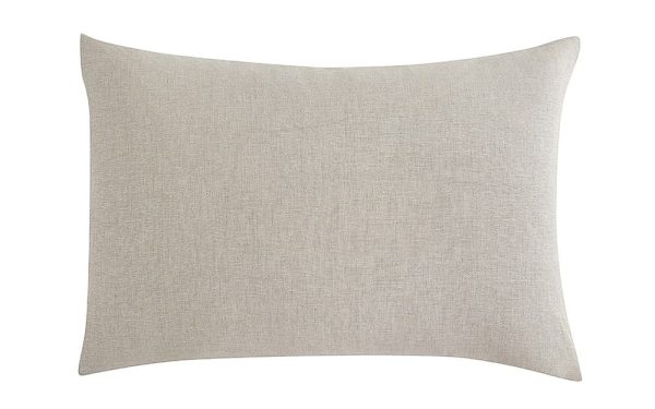 Lazy Linen Pillowcase Standard Pillow Size White