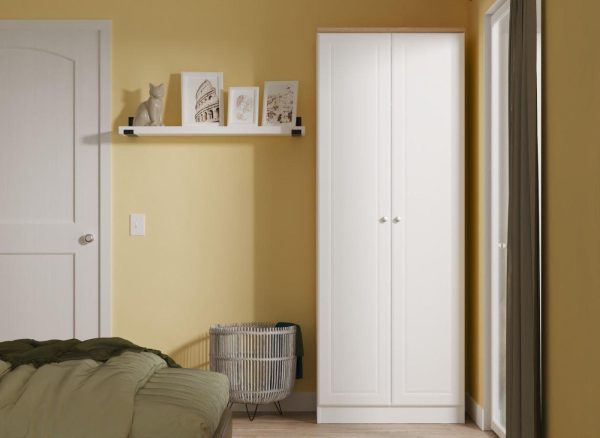 Texas 2 Door Wardrobe   White