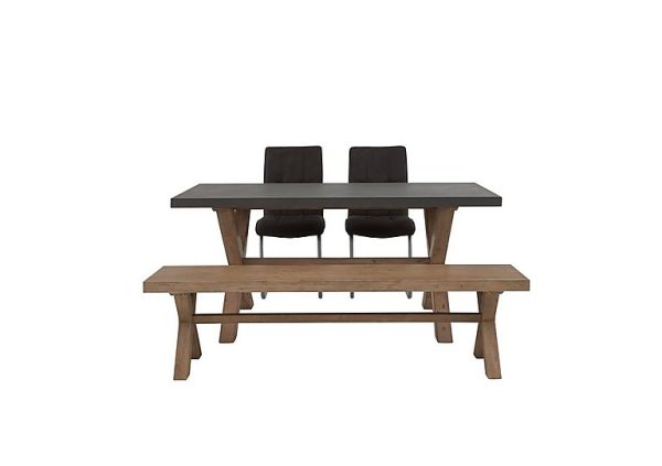 Fusion Small Table 2 Chairs and Dining Bench Set