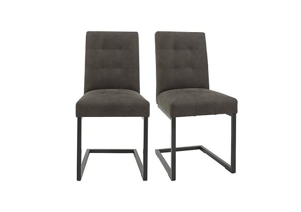 Globe Pair of Cantilevered Dining Chairs