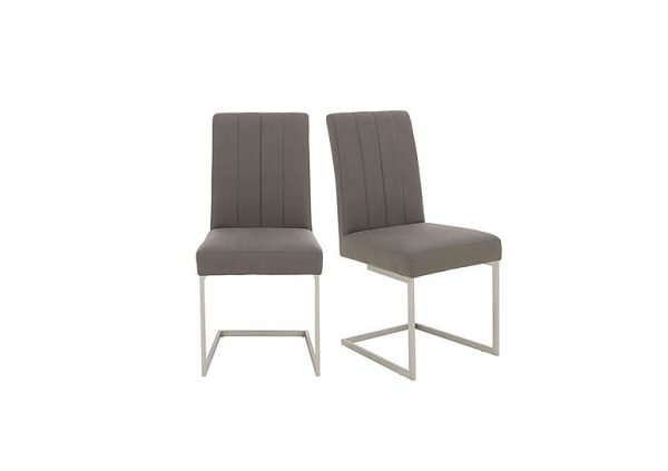 Grigio Pair of Dining Chairs