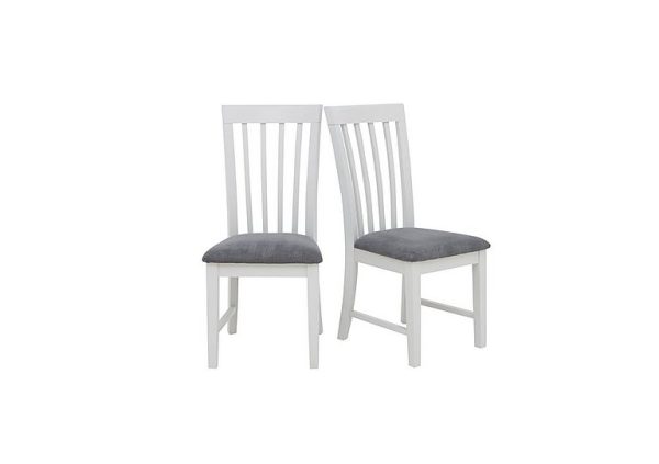 Furnitureland   Hamilton Pair of Wooden Dining Chairs