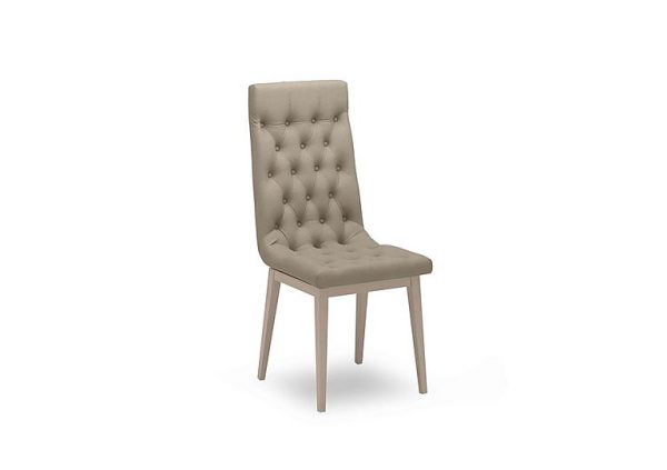 Lusso Buttoned Fabric Dining Chair