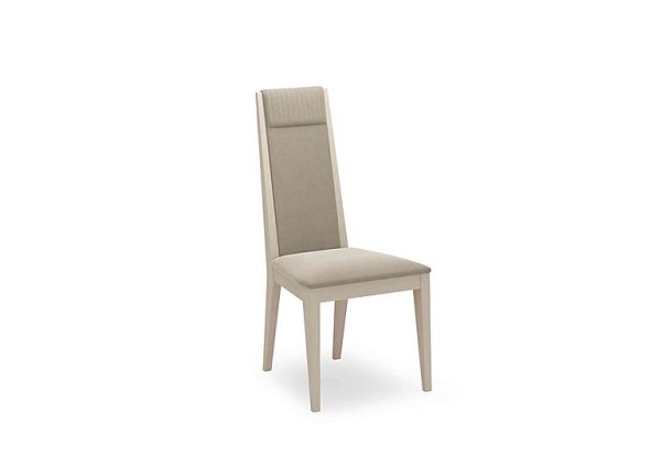 Lusso Panelled Fabric Dining Chair