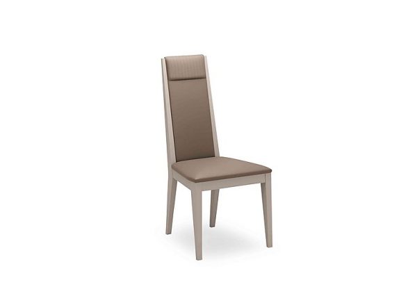 Lusso Panelled Faux Leather Dining Chair