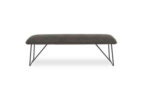 Ruben Faux Suede Large Standard Dining Bench