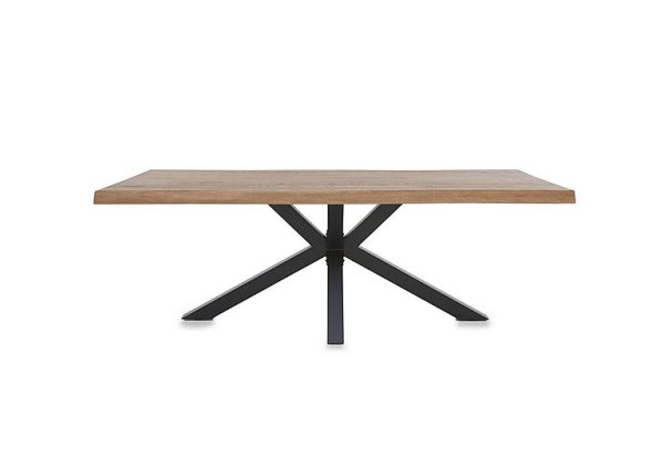 Bodahl   Njord Raw Edge Dining Table with Metal Star Base   220 cm   Old Bassano