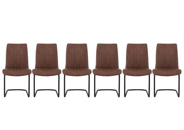 Bodahl   Terra Set of 6 Dining Chairs   Cognac