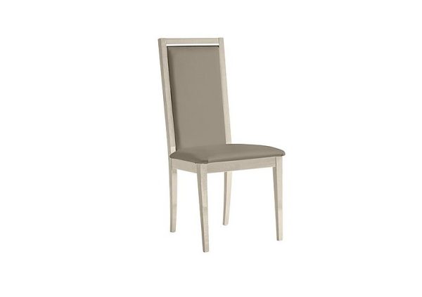 Palazzo Roma Dining Chair in Sand Birch   Aquos Taupe