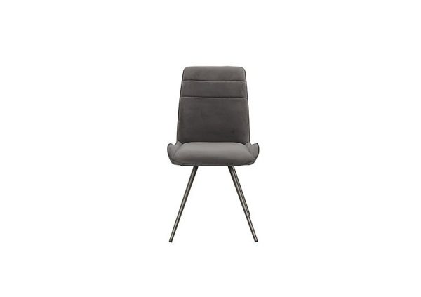 Samurai Velvet Dining Chair   Grey