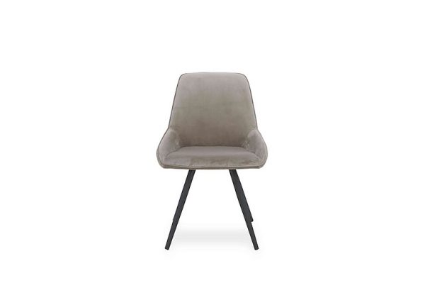 Saigon Taupe Velvet Dining Chair