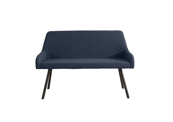 Rocket High Back Dining Bench   Mineral Blue