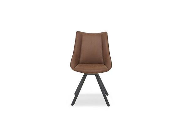 Lucio Faux Leather Swivel Dining Chair