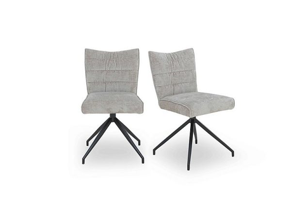 Saturn Pair of Swivel Dining Chairs