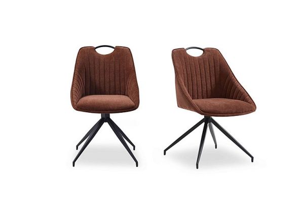 Jai Pair of Swivel Dining Chairs