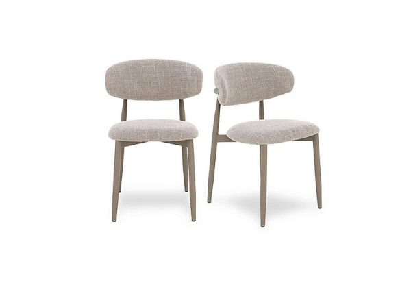 Aimar Pair of Open Back Dining Chairs