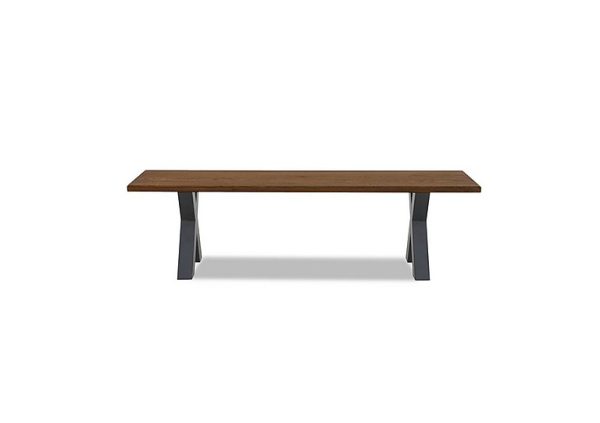 Bodahl   Compact Terra Dining Bench with X Shaped Legs   160 cm   Desert